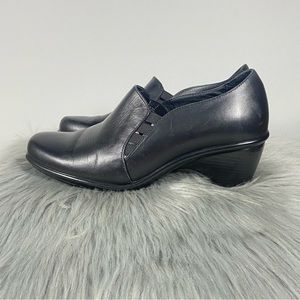Dansko Women Black Leather Shoes